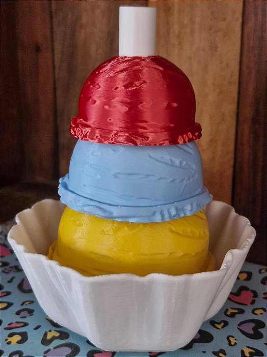 Brinquedo de Empilhar Sorvete
