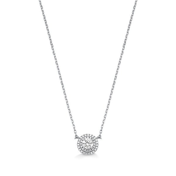 Colar de Prata 925 com Rodio Moissanite