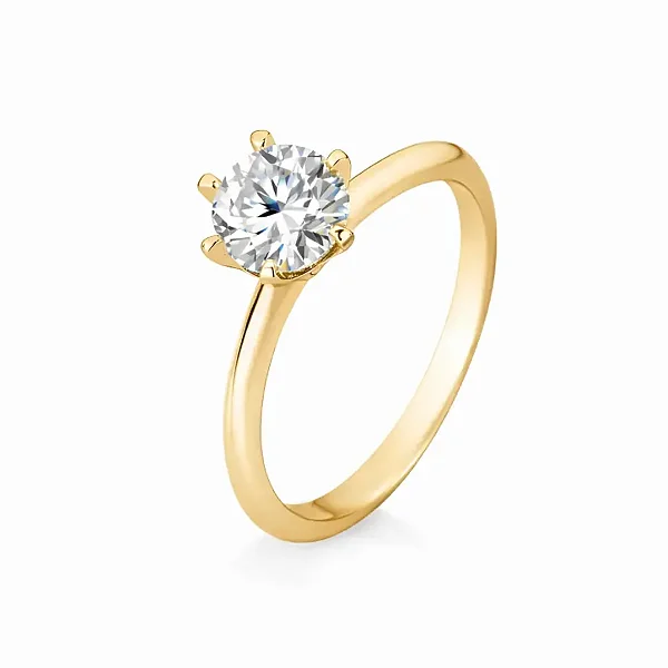 ANEL SOLITÁRIO MOISSANITE 8MM 2CT