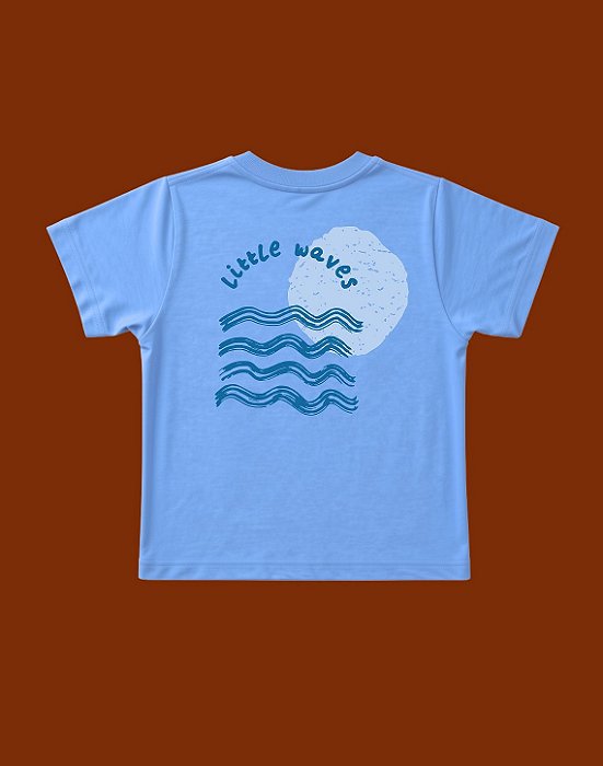 Camisa Little Waves Azul
