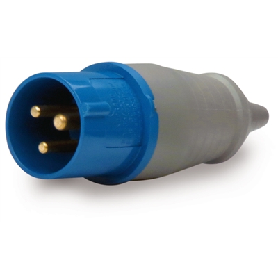 PLUG INDUSTRIAL MONOFÁSICO 3076 2P+T 16A 220V IMP