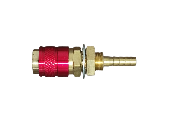 ENGATE RAPIDO FEMEA VERMELHO 6MM P/ UNI. DE REFRIGERAÇÃO