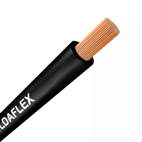 CABO SOLDA FLEXIVEL SOLDAFLEX 35MM² PRETO