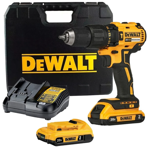 PARAF/FURADEIRA IMPACTO 1/2 20V MAX LI-ION BRUSHLESS 2 BAT 2AH - DCD7781D2BR