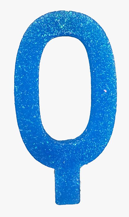 Vela Super Azul (Números 0 a 9 e ?)