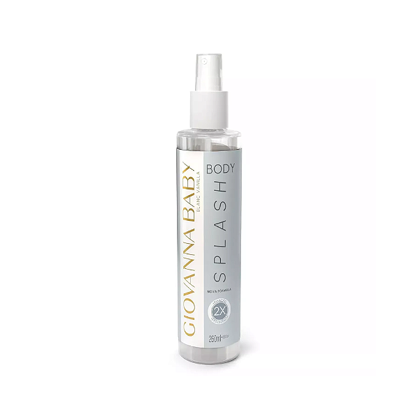 Body Splash Giovanna Baby Blanc Vanilla 260ml Baunilha Doce Longa Duração Nova Fórmula 2x Fixação.