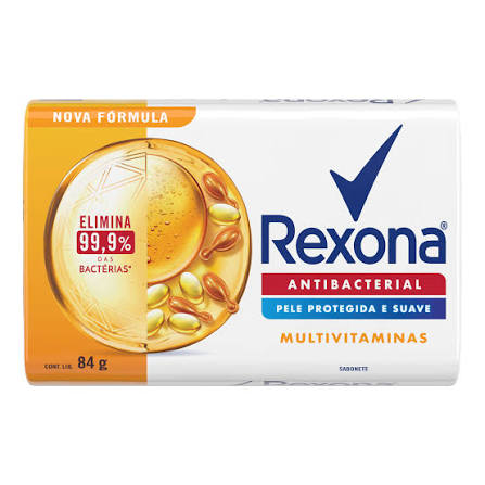 Sabonete em Barra Rexona Antibacterial Multivitaminas 84g