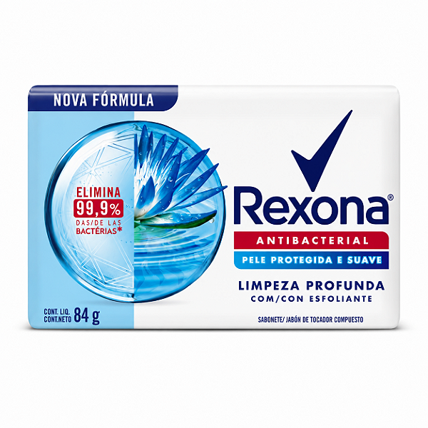 Sabonete em Barra Rexona Antibacterial Limpeza Profunda 84g