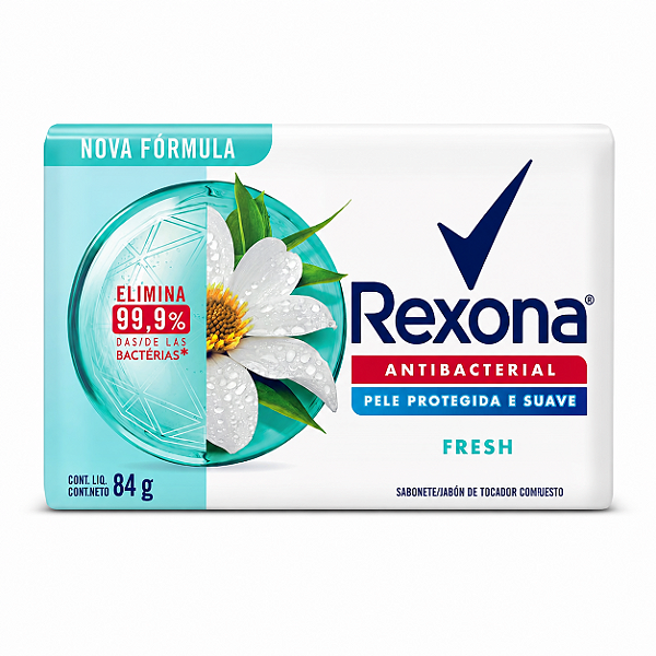Sabonete em Barra Rexona Antibacterial Fresh 84g
