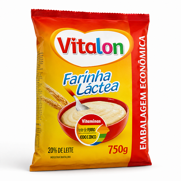 Farinha Láctea Vitalon 750g Embalagem Econômica