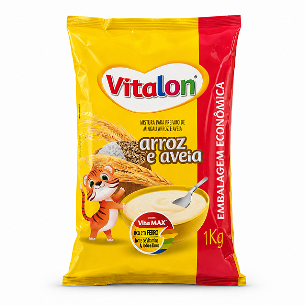 Mingau Arroz e Aveia Vitalon 1kg Econômico