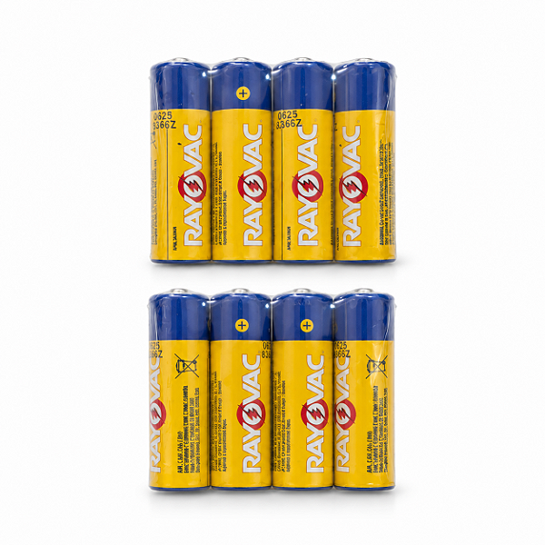 Pilha AA Rayovac As Amarelinhas 8 Unidades 1,5V