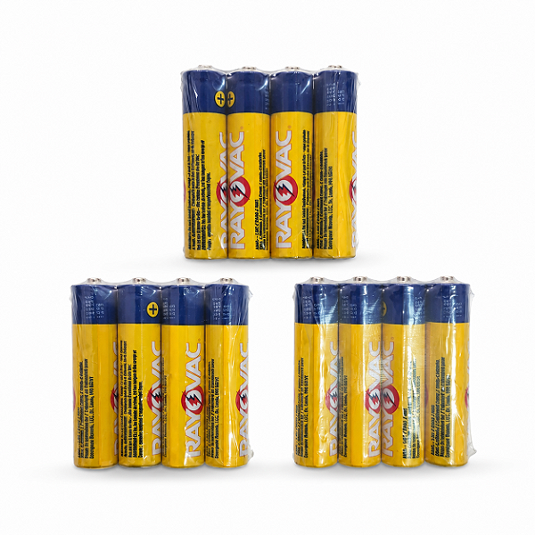 Pilha AAA Rayovac As Amarelinhas 12 Unidades
