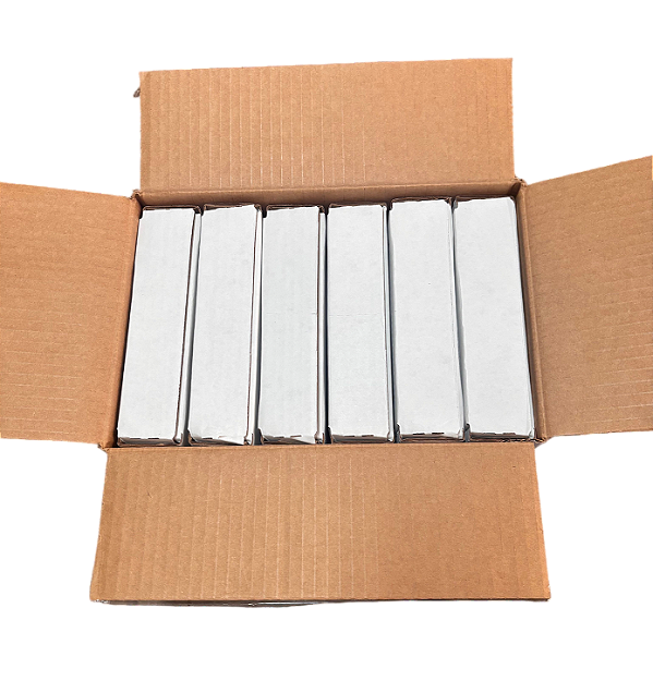 Cartuchos de 300 Pulseiras Zebra Z-band Adulto Branco - Caixa C/ 6