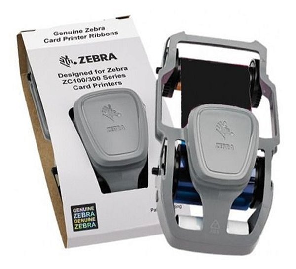 Ribbon Zebra Preto (K) 800300-301BR P/ ZC100 e ZC300