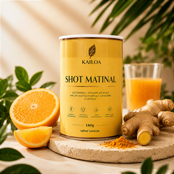 Shot Matinal 180g - Sabor Laranja Kailoa