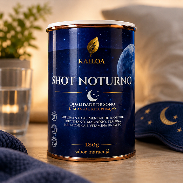 Shot Noturno 180gr - Sabor Maracujá Kailoa