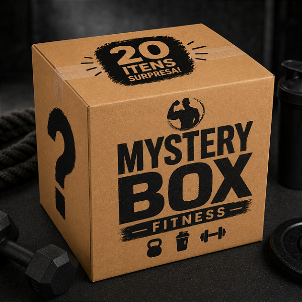 Caixa Fitness Misteriosa com 20 Itens