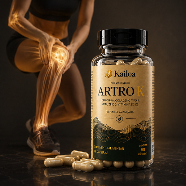 Artro K - Ossos e Articulações - 60caps