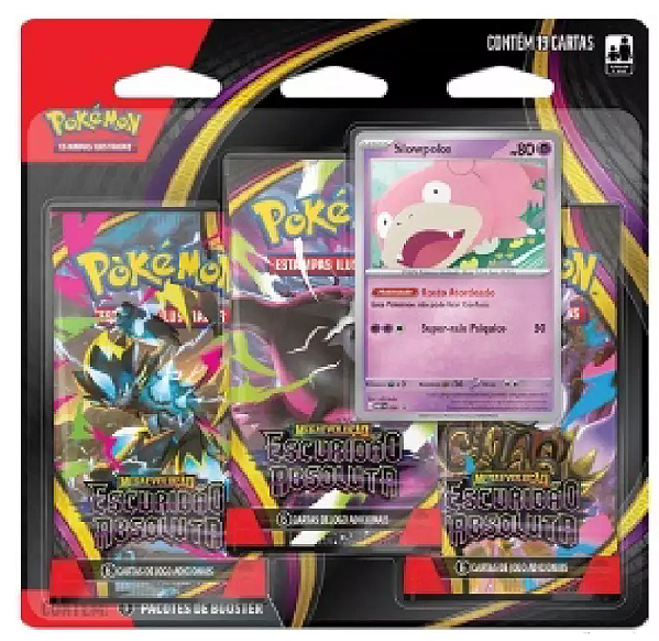 Blister triplo Pokémon Megaevolução Escuridão