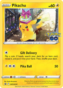 Pikachu SWSH234 - SWSH Black Star Promos - NM