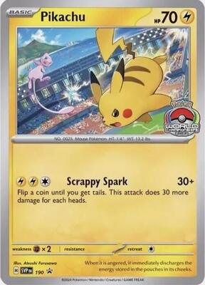 Pikachu 190 - Escarlate e Violeta Promo - NM