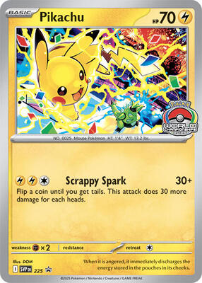 Pikachu 225 - Escarlate e Violeta Promo - NM