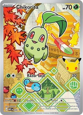 Chikorita 46 - Mega Evolução Promo - NM
