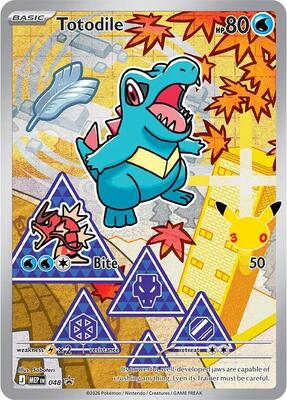 Totodile 48 - Mega Evolução Promo - NM
