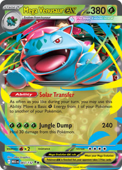 Mega Venusaur ex 003/132 - Megaevolução - NM