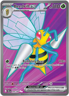 Beedrill ex 098/086 - Chaos Rising - NM