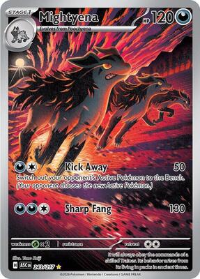 Mightyena 243/217 - Ascended Heroes - NM