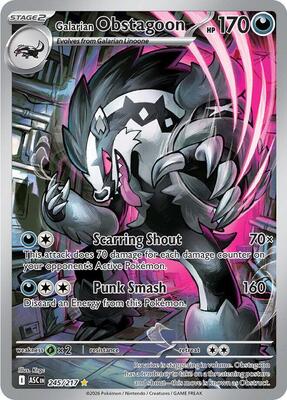 Galarian Obstagoon 245/217 - Ascended Heroes - NM
