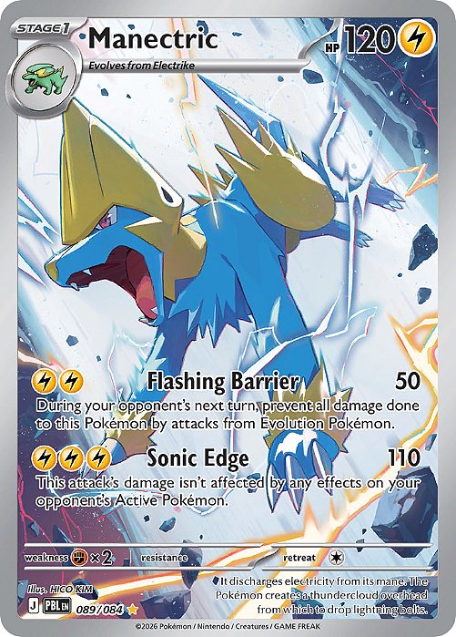 Manectric 089/084 - Pitch Black - NM