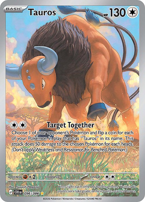 Tauros 096/086 - Chaos Rising - NM