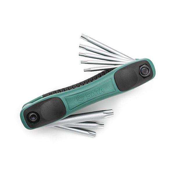 JOGO CHAVE TORX CANIVETE 8 PEÇAS SATA - ST09123SJ