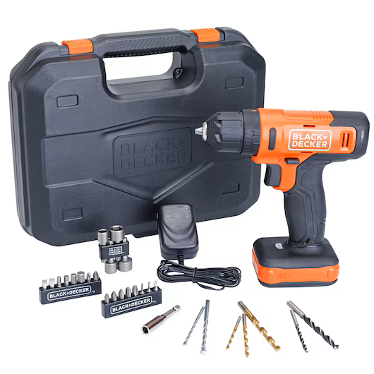 FURADEIRA DE IMPACTO 12V PLUS 33 ACESSÓRIOS - BCD712VHDK-BR - BLACK & DECKER