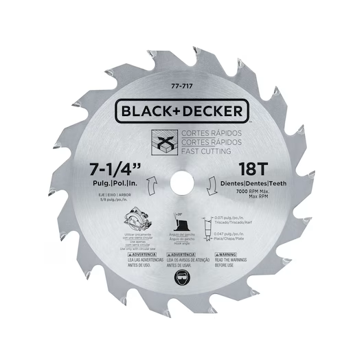 SERRA CIRCULAR 7 14" 220 V 1500W - CS1024-BR - BLACK & DECKER