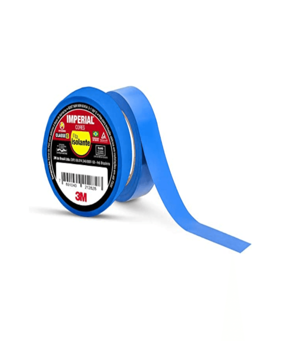 FITA ISOLANTE IMPERIAL AZUL 750V 18MMX 20M PVC HB0042979 3M