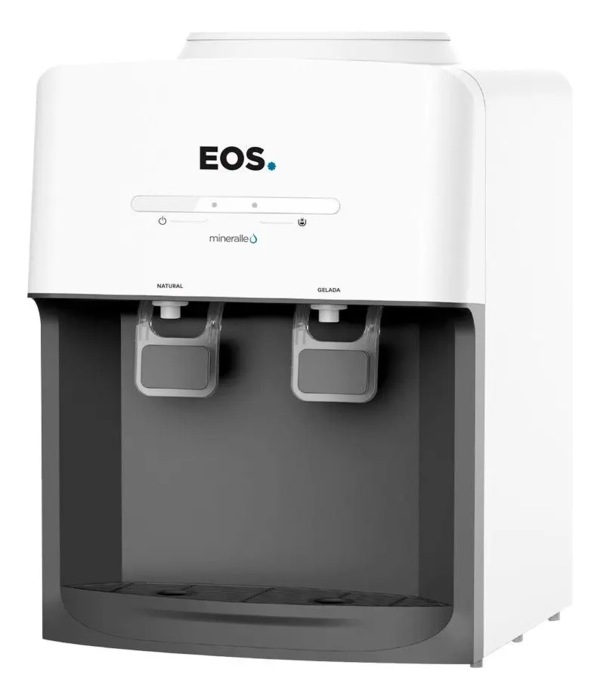 BEBEDOURO DE MESA PARA GARRAFÃO EOS MINERALLE ELETRONICO BRANCO - EBE03B Bivolt - EOS