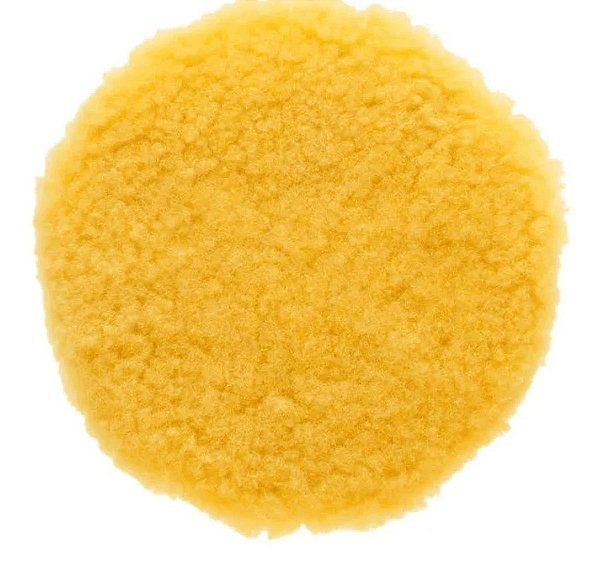 BOINA DE LA PURA 3" /77MM COM VELCRO AMARELA - PACOTE COM 10 - MIRKA