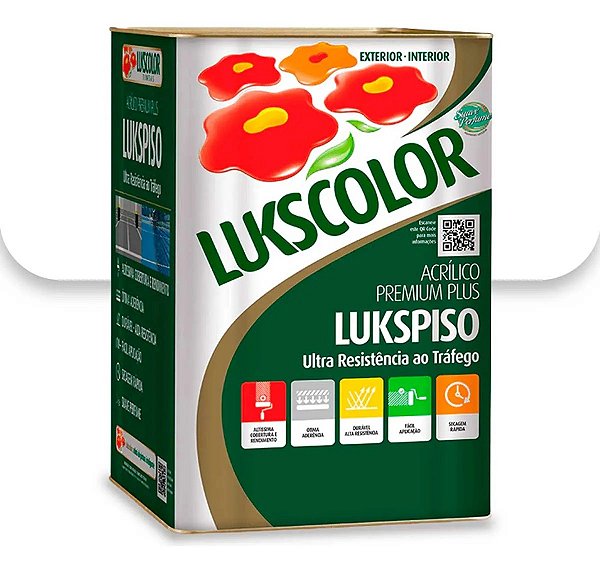 TINTA PISO LUKSPISO GALÃO 18 LITROS