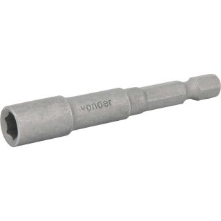 Soquete sextavado magnético 1/4"  - 3039000014 VONDER