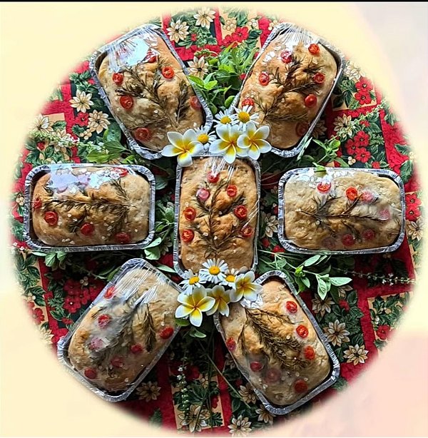 Focaccia Giardino (Sob Encomenda)