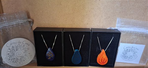Colar Difusor Pessoal com Cordão de Prata