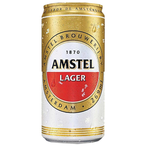 Cerveja Amstel lata com 269 ml