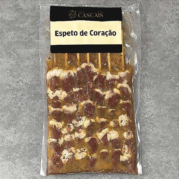 Espeto de Coração aproximadamente 500 gramas