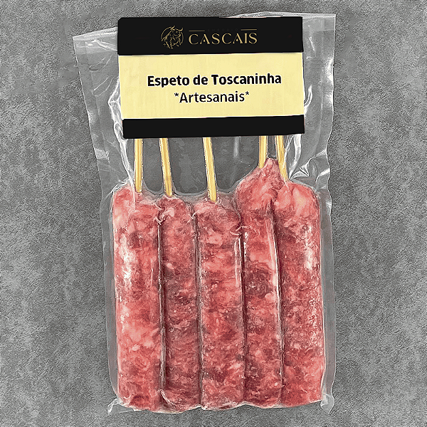 Espeto de Linguiça aproximadamente 500 gramas