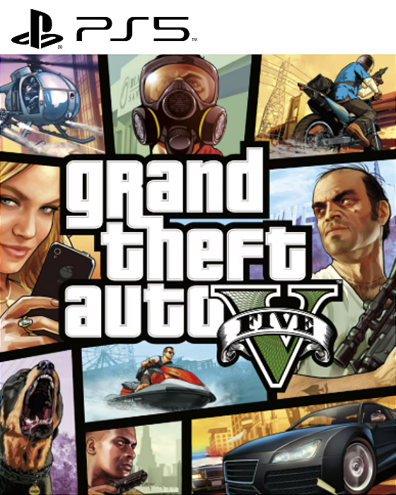 Grand Theft Auto V - PS5 - GTA 5 - Edição Padrão - Mídia Digital