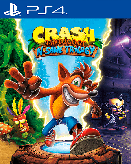 Crash Bandicoot Trilogy - PS4 - Edição Padrão - Mídia Digital